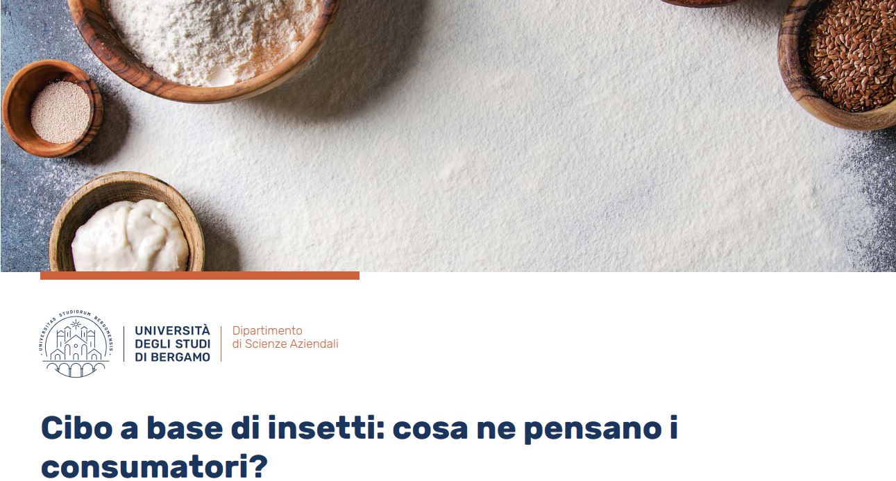 Cibo a base di insetti: cosa ne pensano i consumatori?